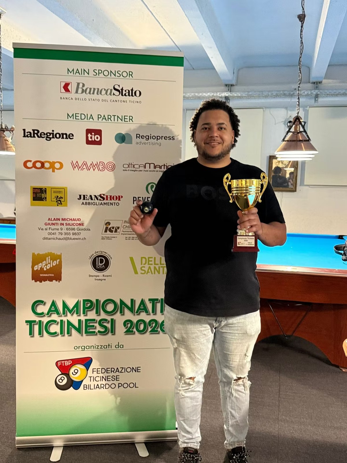 Risultati Campionati Ticinesi 2026 di palla 8